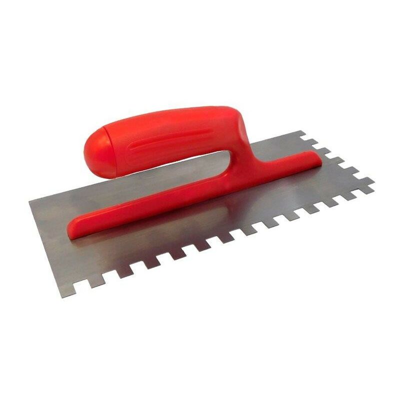 foto del prodotto frattone usa manico rosso 12x28 cm 10 denti