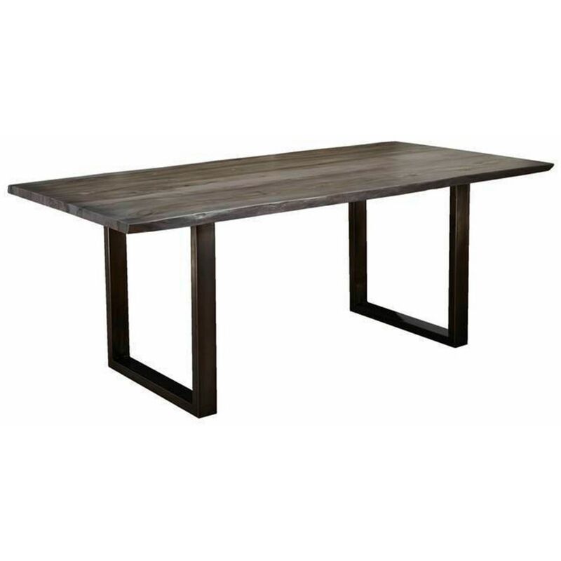 foto del prodotto freeform 0305 tavolo da pranzo in legno di sheesham laccato smoked oak 200x100x78