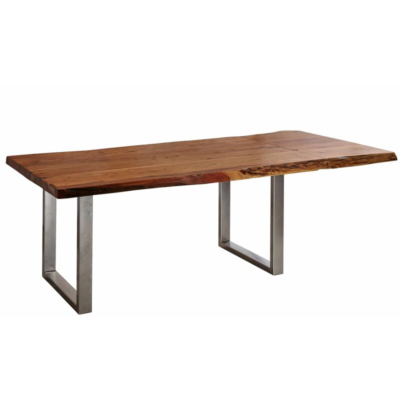 foto del prodotto freeform 2 tavolo allungabile in legno di acacia laccato noce 160 220x100x78