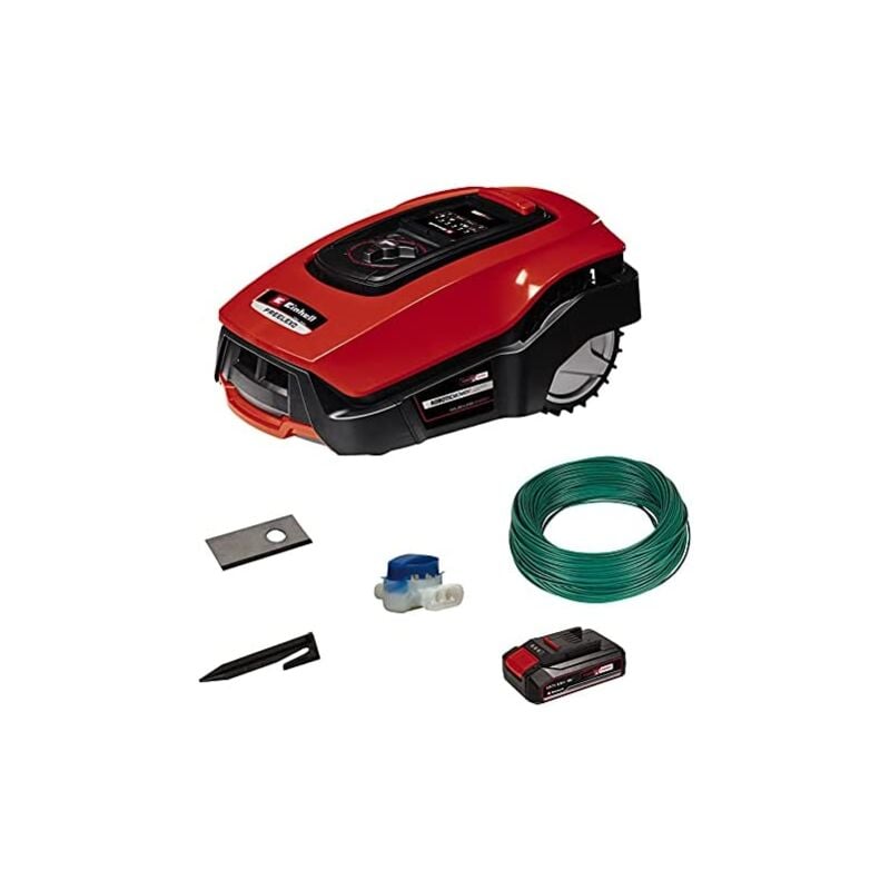foto del prodotto freelexo 600 bt rasaerba de rasaerba robot rasaerba batteria nero, rosso einhell