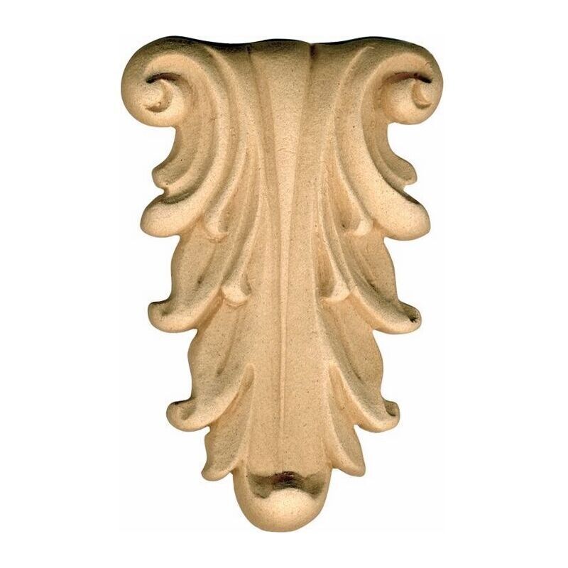 foto del prodotto fregio per mobili in pasta di legno finitura grezza 70x100 mm art.03.4866