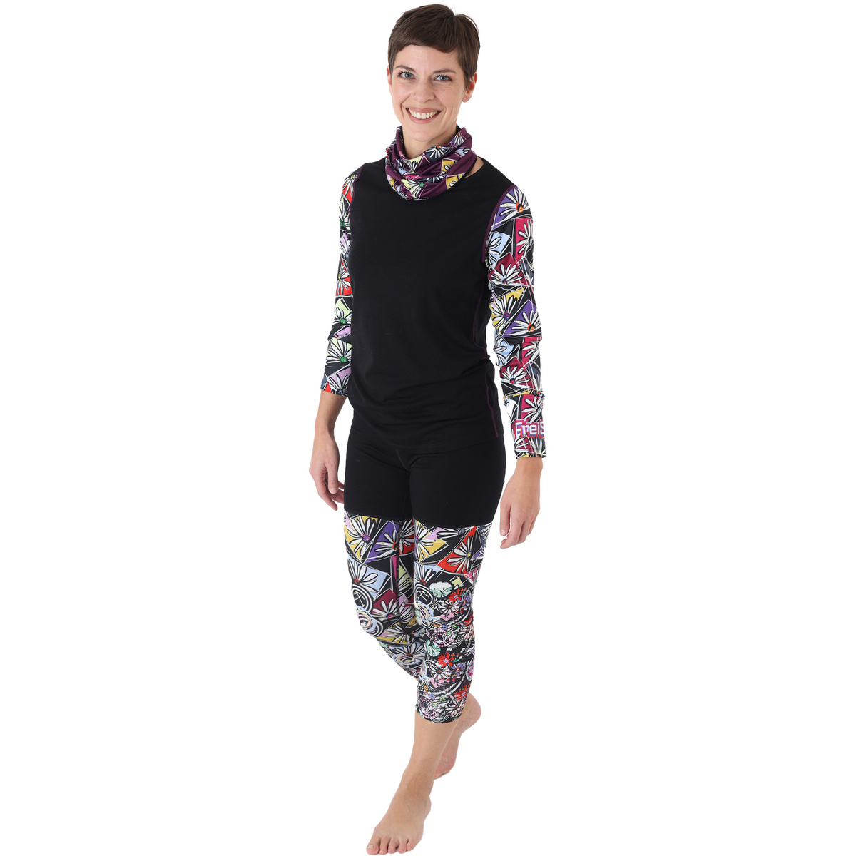 foto del prodotto freisein donna maglia a manica lunga twistedfleebeans merino