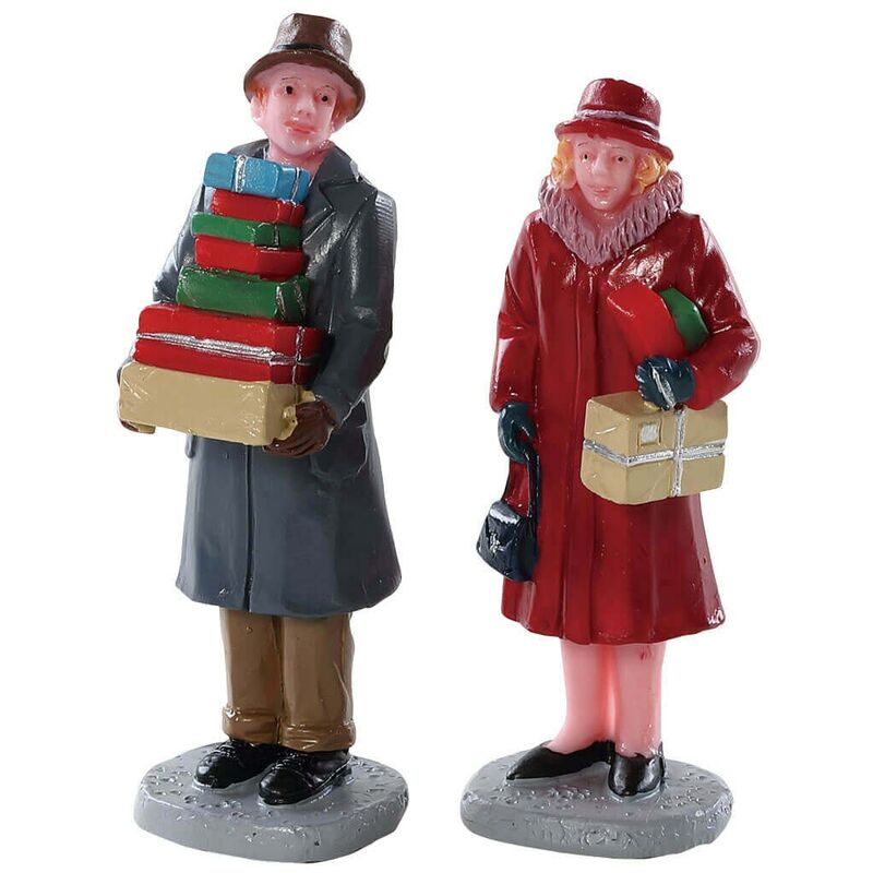 foto del prodotto frenesia postale, personaggi per villaggio di natale in poliresina 