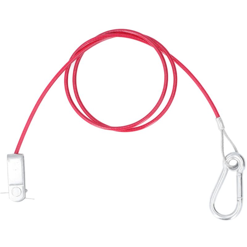 foto del prodotto freno di sicurezza per auto, cavo freno da 1 m, anticaduta in acciaio inossidabile, abs, fune di sicurezza per rimorchio, universale per auto