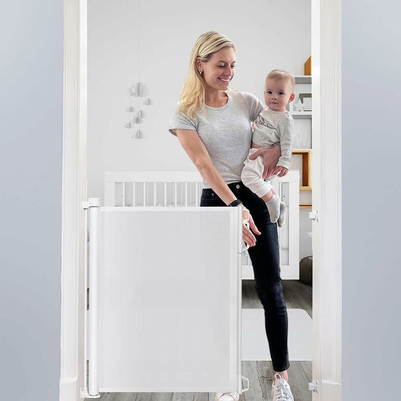 immagine 0 del prodotto freosen cancello per scale estensibile per cani piccoli 0 180 cm cancello di sicurezza per bambini espandibile corridoio per scale