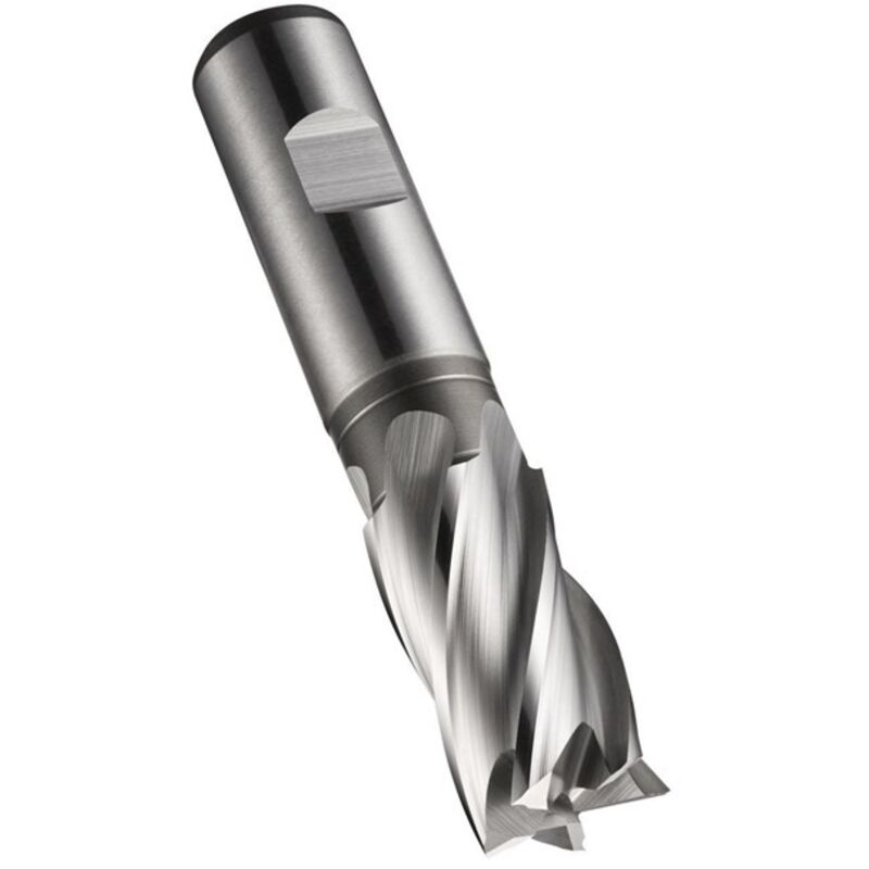 foto del prodotto fresa a candela c247 din 844 k d.8mm tagli l.19mm hss e pm bianco 30 z.4