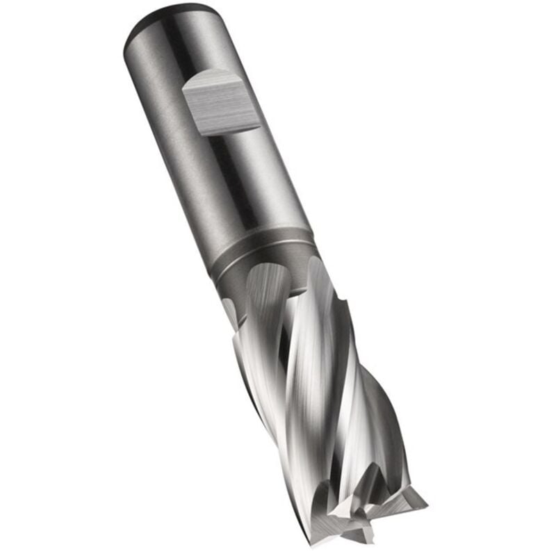 foto del prodotto fresa a candela c247 din 844 k d.9mm taglio l.19mm hss e pm bianco 30 z.4