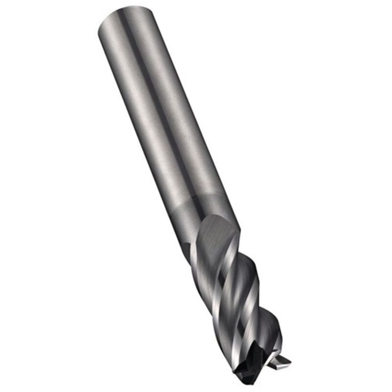 foto del prodotto fresa a candela s763 d.8mm r.1mm lunghezza totale 64mm lunghezza taglienti 20mm hm alcrn 40 z.4