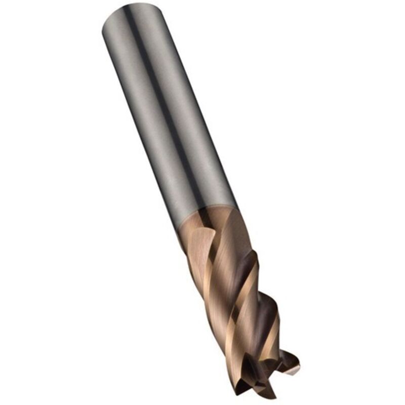 foto del prodotto fresa a candela s766 d.6mm lunghezza totale 57mm lunghezza tagliente 13mm hm tisin z.4