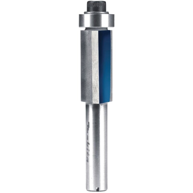 foto del prodotto fresa a filo makita con cuscinetto reggispinta sulla superficie, 12,7 mm 12,7 mm gambo 12 mm lunghezza totale 86 mm