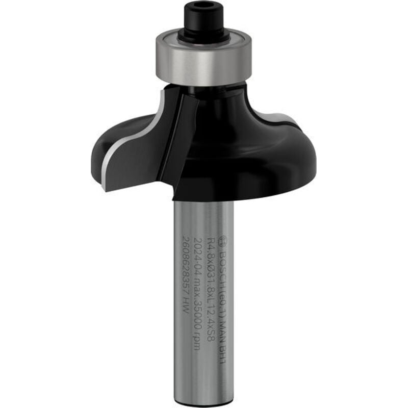 foto del prodotto fresa a forma di bordo f, 8 mm, r1 4,8 mm, d 31,8 mm, l 12,4 mm, g 54 mm