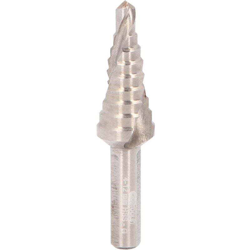 foto del prodotto fresa a gradini in hss corta, 4 12mm, 9 livelli