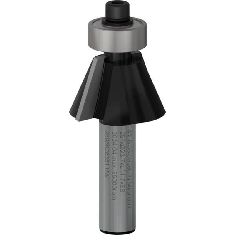 foto del prodotto fresa a incastro per laminato, 8 mm, d1 23,7 mm, b 5,5 mm, l 12 mm, g 54 mm, 25 
