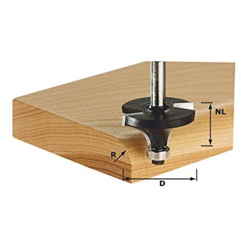 foto del prodotto fresa a raggio concavo hw s8 d28,7 r8 kl - 491014 - festool