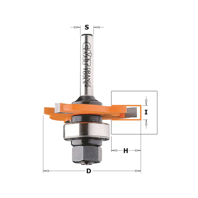 foto del prodotto fresa a scanalatura hm d 47,6 l 5,0 b 8 mfls cmt82235011