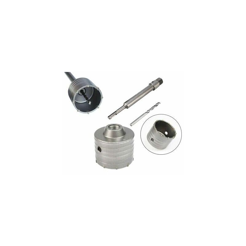 foto del prodotto fresa a tazza 100mm carotatrice con asta sds plus 90mm calcestruzzo cemento