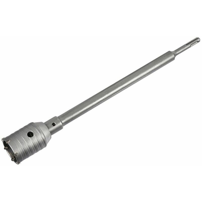 foto del prodotto fresa a tazza 45 mm carotatrice muro asta sds plus 60 cm prolunga da trapano