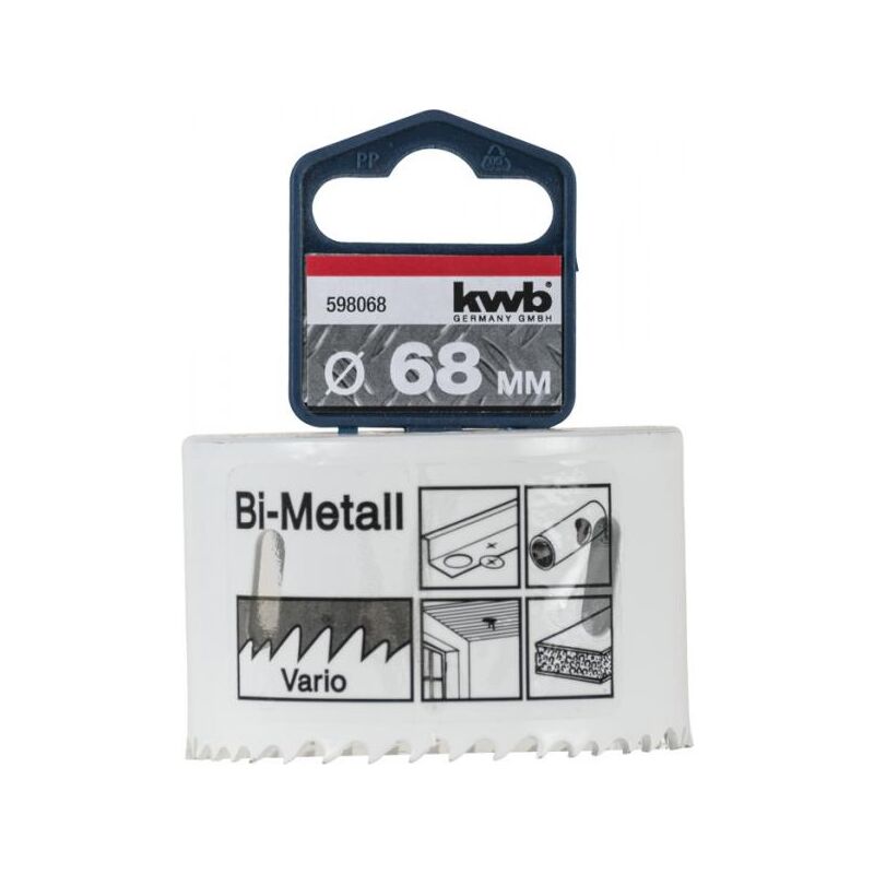 foto del prodotto fresa a tazza bimetallica hss co 68mm kwb