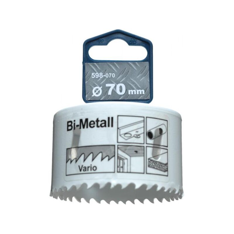foto del prodotto fresa a tazza bimetallica hss co 70mm kwb