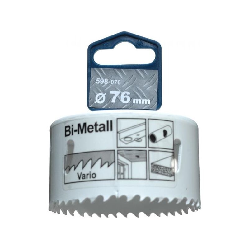 foto del prodotto fresa a tazza bimetallica hss co 76mm kwb