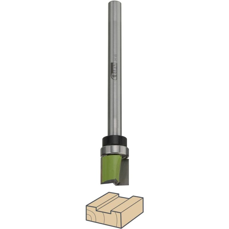 foto del prodotto fresa bussola per serratura 16 15 110 8mm cuscinetto superiore 16x8mm