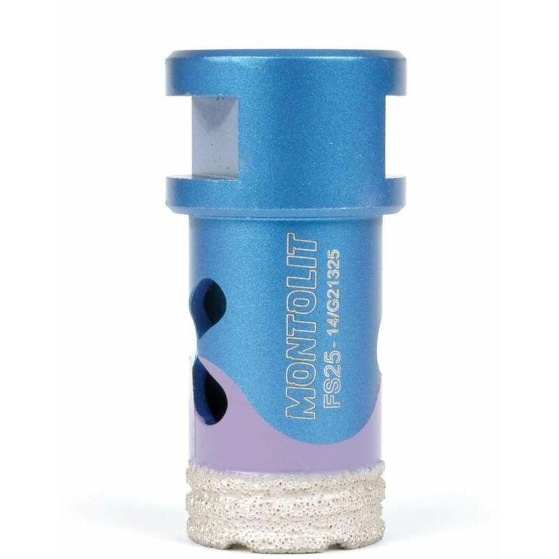 foto del prodotto fresa diamantata a secco e umido 25 mm montolit mondrillo fs25