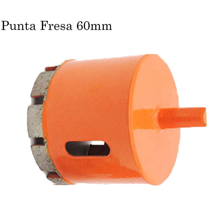 foto del prodotto fresa diamantata punta trapano 60mm foro marmo ceramica vetro diamante