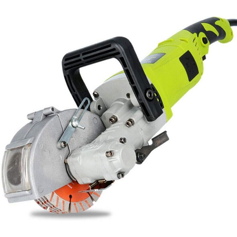 foto del prodotto fresa elettrica a fessura, 4000 w, 220 v, 7500 rpm, fresatrice elettrica per muri, fresatrice elettrica da parete 5 lame per sega pompa