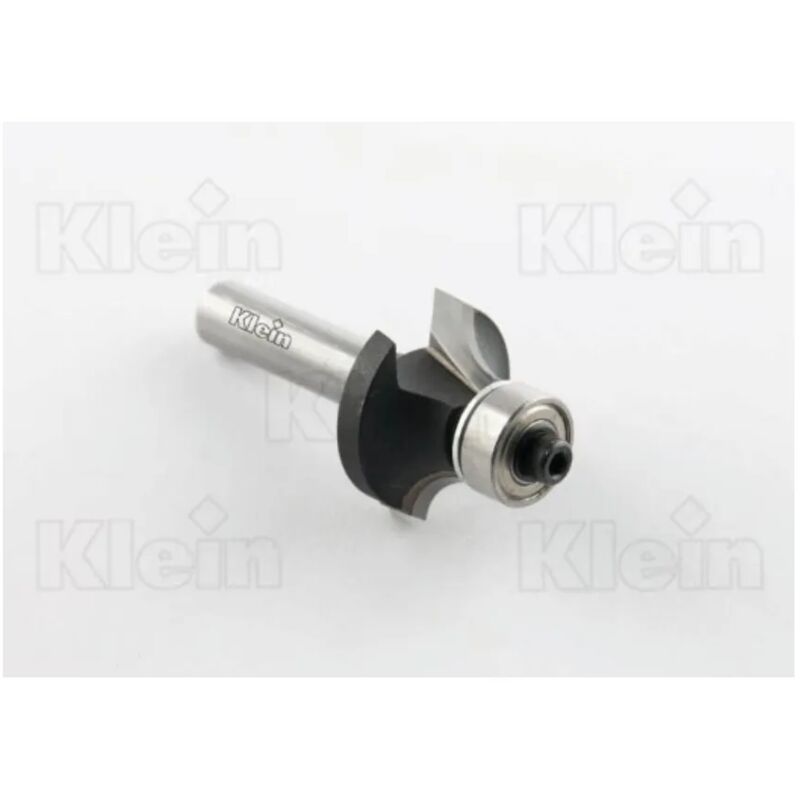 foto del prodotto fresa klein a raggio concavo con cuscinetto diametro fresa d: 24,7 mm raggio r: 6 mm altezza tagliente b: 12 mm lunghezza totale l: 51 mm di