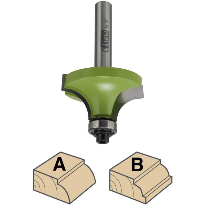 foto del prodotto fresa per arrotondamento 22,5 9,5 4,8 47 8mm cuscinetto inferiore 13x5mm