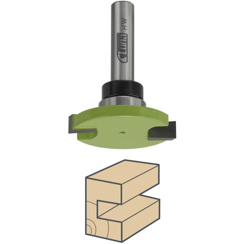 foto del prodotto fresa per gole per piastre 36 3 10 43mm cuscinetto superiore 16x8mm