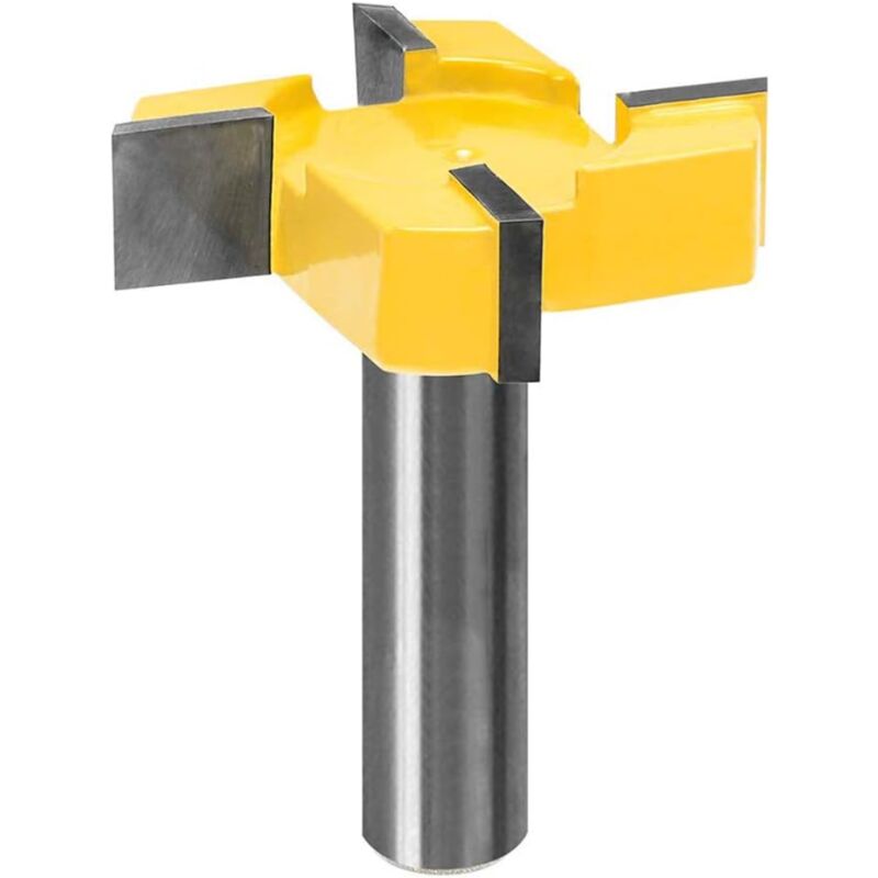foto del prodotto fresa per pialla ymyny fresa per fresatrice con gambo da 8 mm, punta per spianare, punta per piastre, fresa per lavorazione del legno