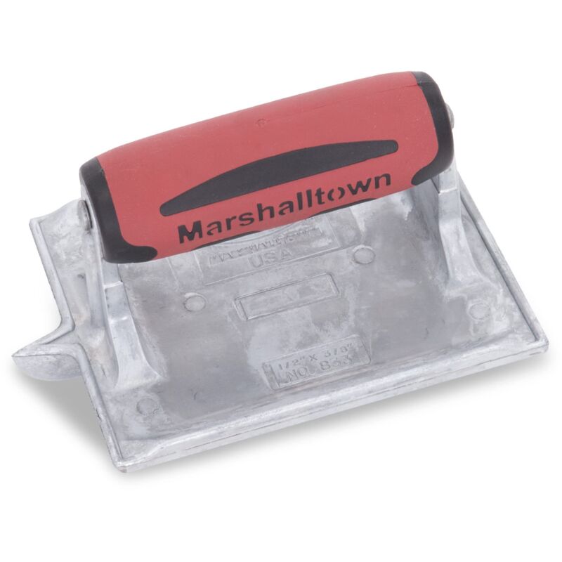 foto del prodotto fresa per scanalature in zinco marshalltown r 6 mm, l 10 mm, p 13 mm con impugnatura durasoft, in zinco, utensili per pavimenti e calcestruzzo,