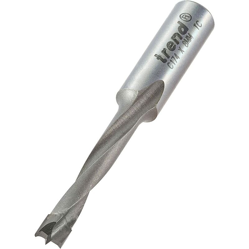 foto del prodotto fresa per tasselli 5 mm x 35 mm con taglio, punte per tasselli a labbro e sperone da utilizzare con la dima per tasselli a coda di rondine craft,