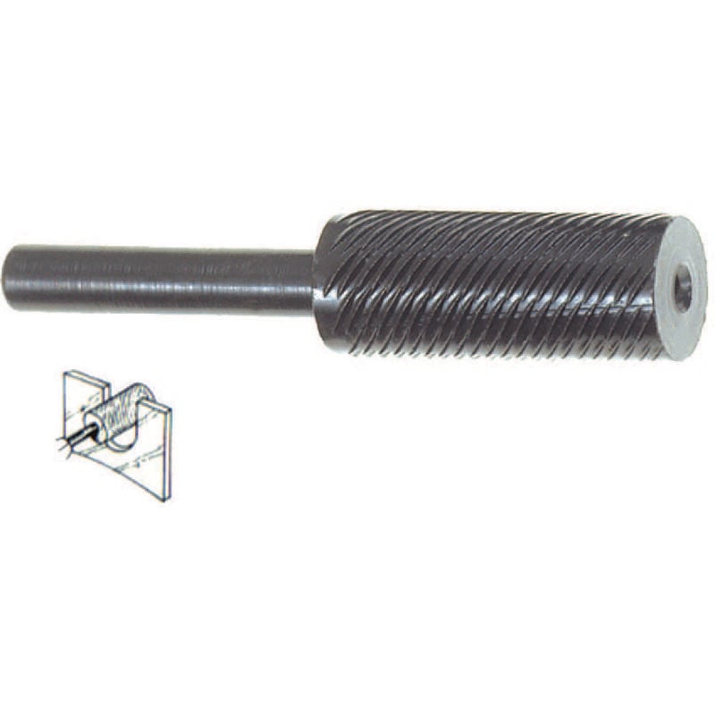 foto del prodotto fresa rotativa cilindrica per metallo con gambo di 6 mm