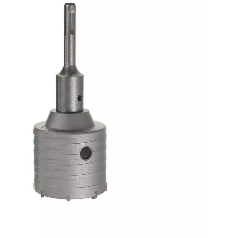 foto del prodotto fresa tazza carotatrice 65 mm asta prolunga 9 cm per trapano attacco sds plus