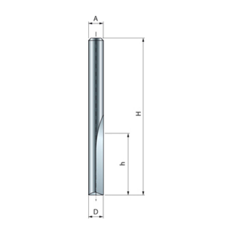 foto del prodotto fresa widia taglienti diritti 04 09906 d 3x 9,5 44,5 mm