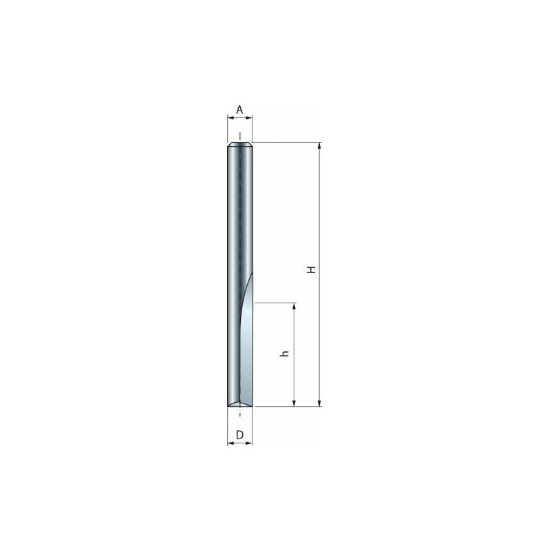 foto del prodotto fresa widia taglienti diritti 04 11306 d 5x12,7x50,8 mm