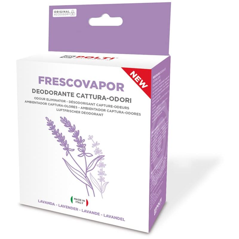 foto del prodotto frescovapor paeu0408 deodorante per ambienti cattura odori per vaporetto, 2 flaconi da 200 ml, aroma lavanda polti