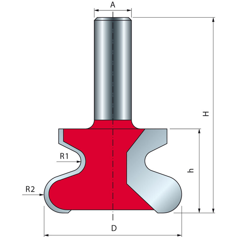 foto del prodotto freud - fresa per impugnatura 47 h28,7 66,7 q12 z2 - f03fr02413 -99-00712p