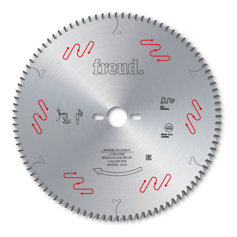 foto del prodotto freud lama a denti alterni per pannelli rivestiti 300 3,2 2,2 al30 z96 ba 38 f03fs05064 lu3a 0300