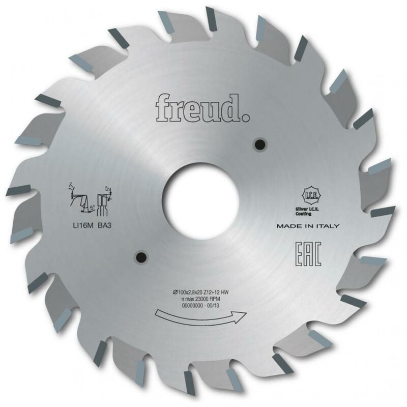 foto del prodotto freud - lama da taglio standard - 100 2,8-3,6 al20 z12 12 - f03fs02491 -li16m ba3