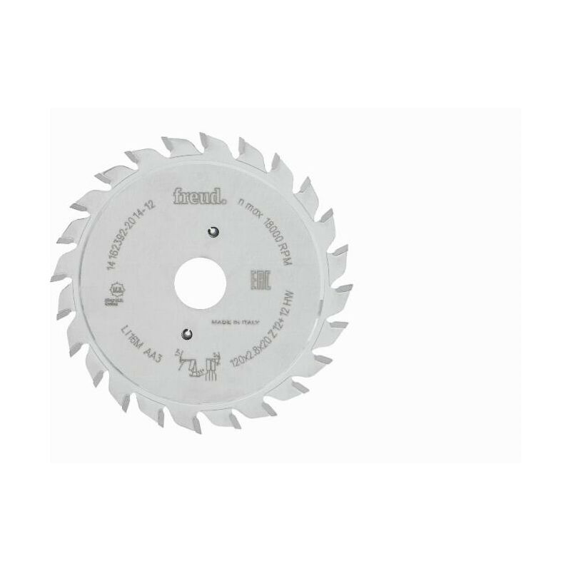 foto del prodotto freud lama da taglio standard 120 2,8 3,6 al20 z12 12 f03fs02485 li16m aa3