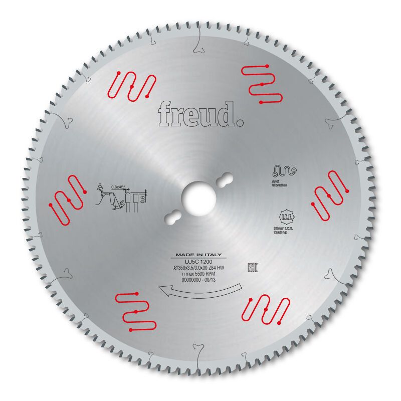 foto del prodotto freud lama per metalli non ferrosi pvc alluminio 500 4 3,2 al32 z120 tp f03fs05286 lu5c 2900