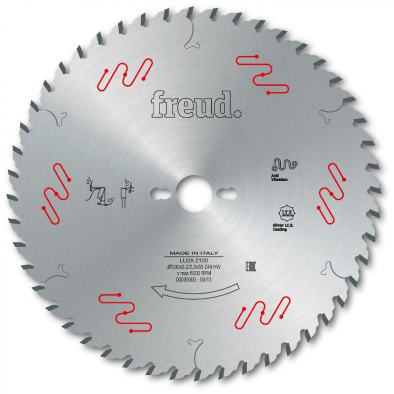 foto del prodotto freud lama per metalli non ferrosi pvc alluminio 550 4,2 3,5 al30 z132 tp f03fs06608 lu5a 2900
