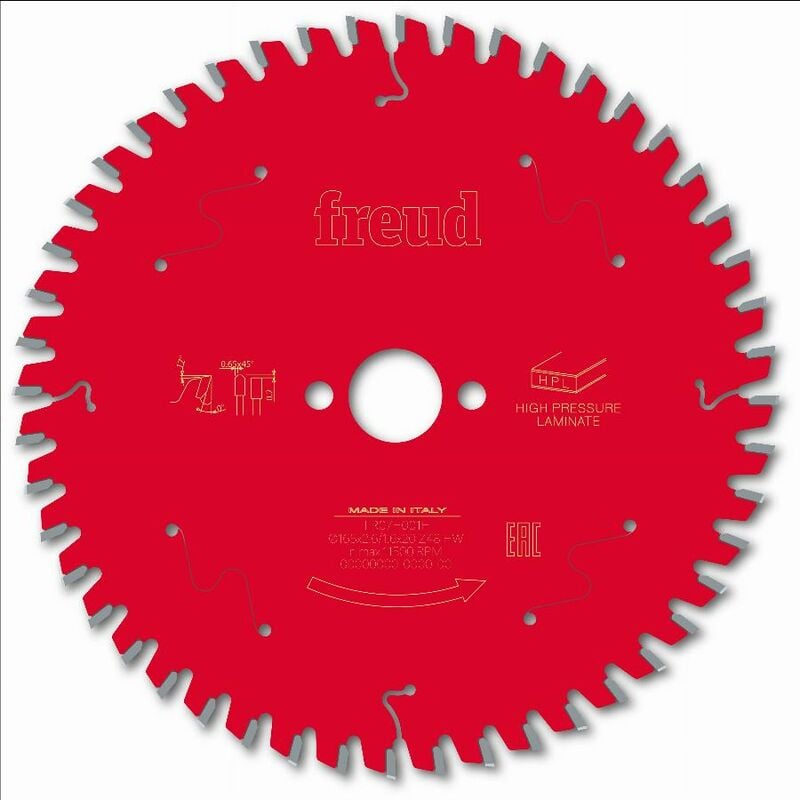 foto del prodotto freud lama per sega circolare portatile 165 2,6 1,6 al20 z48 tp 0 f03fs09866 fr07h001h
