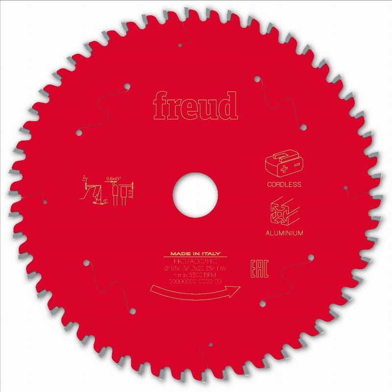 foto del prodotto freud lama per sega circolare portatile a batteria 165 1,8 1,3 al20 z54 tp 0 f03fs10086 fr07a002hc