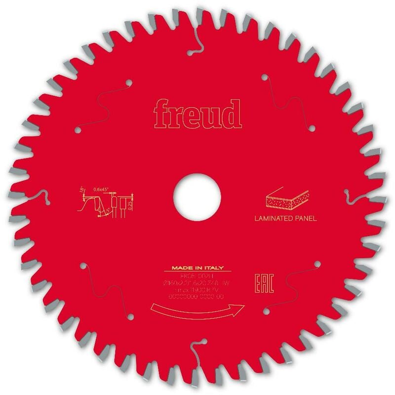 foto del prodotto freud lama per sega circolare portatile a filo a batteria 160 2,2 1,6 a20 z48 tp 5 f03fs09799 fr06l002h