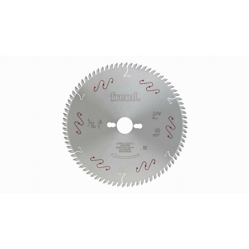 foto del prodotto freud lama sottile per pannelli in legno composito 250 2,5 1,8 al30 z80 ba f03fs04957 lu2d 0700