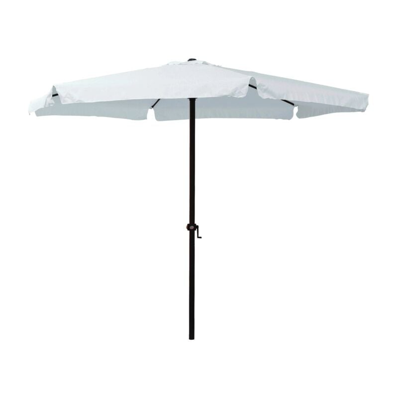 foto del prodotto friend ombrellone 3 x 2,4 h mt. tondo con manovella bianco o850003 garden